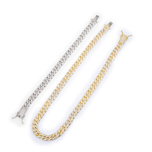 Collar Cubano Chapado en Oro para Hombre, Estilo Hip Hop, Venta al Por Mayor - Product Image 4