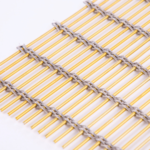 XY-M4327 gold cor flexível arquitetônico <span class=keywords><strong>metal</strong></span> malha para fachada cortina - Product Image 1
