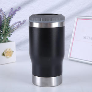 Toptan 14oz paslanmaz çelik taşınabilir termos bira şişesi Can tutucu çift duvar vakum yalıtımlı bira soğutucu ile bira açacağı - Product Image 3