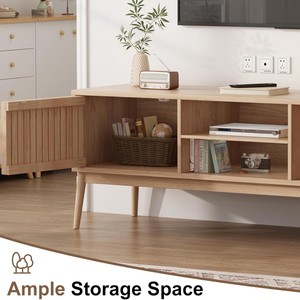 Home small apartment low cabinet/floor cabinet, non-solid wood living room storage cabinet/<b>TV</b> <b>stand</b>, modern minimalist - Product Image 4