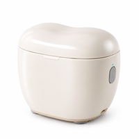 Mini Nettoyeur Ultrasonique Portable pour Prothèses Dentaires avec Lumière UV pour Aligners, Appareils Orthodontiques, Embouts Buccaux et Nettoyage de Bijoux