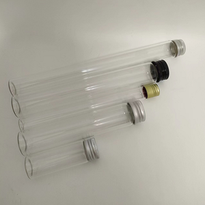 <span class=keywords><strong>Tube</strong></span> à <span class=keywords><strong>Essai</strong></span> en Verre Transparent de 10 ml Qualité Alimentaire avec Bouchon à Vis en Aluminium <span class=keywords><strong>pour</strong></span> Emballage <span class=keywords><strong>Vanille</strong></span> ou Bonbons - Product Image 1