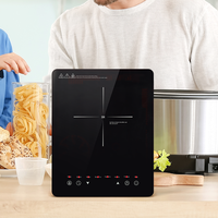 Plaque chauffante électrique à brûleur unique Portable 2000W plaques de cuisson à induction cuisinière électrique multifonction CE CB certificat cuisinière