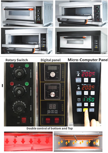 Horno de gas industrial profesional para <span class=keywords><strong>pizza</strong></span>, pan y pasteles, para panadería comercial, de China - Product Image 5