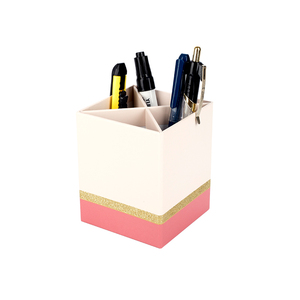 Fonken-porte-crayons en carton, pour enfants, avec rayures scintillantes, très mignon, de bureau, nouveau <span class=keywords><strong>Design</strong></span> - Product Image 2