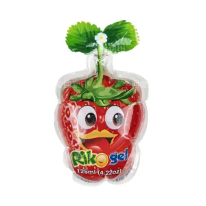 Qingdao Fabriek 100Ml Aardbei Vruchtensap Zak Plastic Verpakking Voedselverpakking Vruchtendranken Zakje