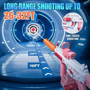 Shark Battery Powered <b>Small</b> Water Pistola Gun Toy Trade Portable Set Plastic Pistola Shot Electric Water Gun for Kid Adult - Product Image 2