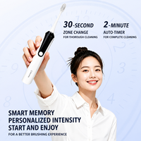Nouvelle brosse à dents électrique étanche avec écran LCD, 4 modes, sonique, automatique, rechargeable, pour adultes