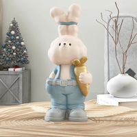 Figura de Conejito de Vinilo Personalizada en Oferta, Estatua Encantadora de PVC Ideal para Decoración de Estantes y Mostradores de Dormitorios