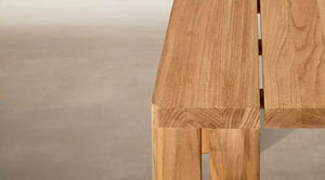 Mesa Auxiliar de Madera de Teca de Grado A, Estilo Tropical Minimalista, Ahorra Espacio, con Listones Expertamente Diseñados, para Exteriores, Ideal para Piscina y Balcón - Product Image 6