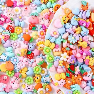จี้เรซิ่นรูปดอกไม้ กระต่าย หัวใจ สำหรับงาน DIY เครื่องประดับ จี้ติดกาวครีม กิ๊บติดผม รองเท้า วัสดุทำมือ จี้เรซิ่นขายส่ง - Product Image 3