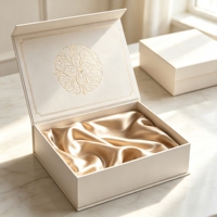 Coffret cadeau écologique recyclable avec fermeture magnétique, boîte en carton, doublure en éponge satinée, gaufrage, boîtes cadeaux magnétiques