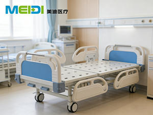 <span class=keywords><strong>Lit</strong></span> médical à manivelle simple pour les soins <span class=keywords><strong>de</strong></span> santé et les soins aux personnes âgées - Product Image 2