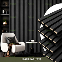 Panneau mural acoustique en bois plaqué MDF PVC, écologique, léger, naturel, pour plafond intérieur, matériau de construction