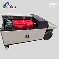 Pompe à béton compacte WSC15E personnalisable 15KW 8m³/h à moteur, à faible prix, pour coulage de béton à couple élevé, garantie 1 an