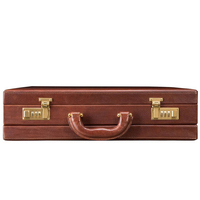 Organisateur de documents d'affaires de luxe de haute qualité, étui rigide, sacoche de rangement, sacs pour femmes, mini valise en cuir, personnalisable