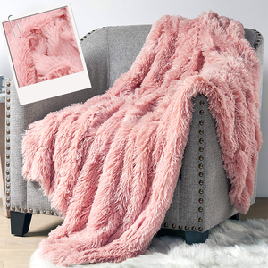 Bộ đồ giường ấm chăn cho ghế sofa phòng khách, Trọng lượng nhẹ chăn giường, sang trọng Fluffy chăn cho phòng ngủ - Product Image 1