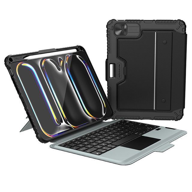 Nillkin Backlight Keyboard Case Trackpad Detachable Shockproof Case With Easy-Set Magnetic Stand for iPad Pro 11 2024