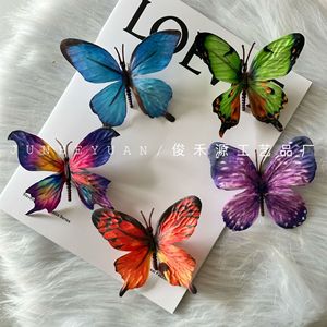 Simulated <b>Butterfly</b> <b>Ornament</b> 3D Printed For Wedding Photography Props Home Decoration DIY Photo Shoot Hairpin Decor - Product Image 3