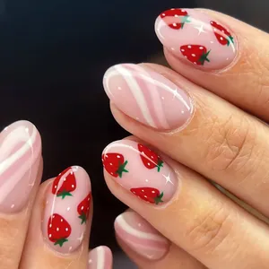 <span class=keywords><strong>Uñas</strong></span> <span class=keywords><strong>Postizas</strong></span> Ovaladas Rosa Dulce, <span class=keywords><strong>Uñas</strong></span> Acrílicas Brillantes para Mujeres y Niñas, Puntas <span class=keywords><strong>de</strong></span> <span class=keywords><strong>Uñas</strong></span> Completas para Fiestas, Bodas, Manicura DIY, 24 Piezas - Product Image 3