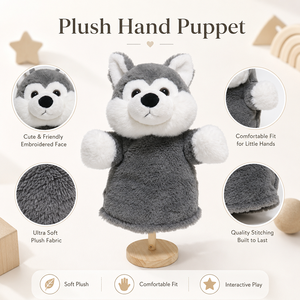 Nuevo Títere de Mano de Peluche Personalizado, Muñeco de Peluche de Perro, Muñeco de Peluche <span class=keywords><strong>para</strong></span> Niños, Actuación Teatral <span class=keywords><strong>para</strong></span> Educación - Product Image 2