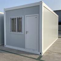 20FT et 40FT Portable Flat Pack Container house petite unité de logement de conteneur portable pour l'utilisation de bureau