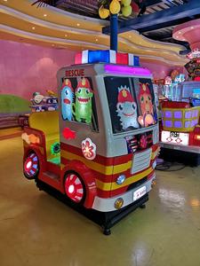 Machine de jeu de voiture de balançoire de pompier extraterrestre d'amusement de sport d'intérieur à pièces à vendre - Product Image 3