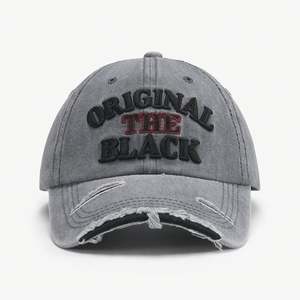 Wholesale Unisex Customized 3d Embroidery Logo <b>Vintage</b> <b>Hats</b> High Quality Distressed Baseball Caps - Product Image 2