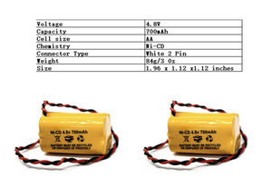 Yohcell 4.8V Ni-Cd pin <span class=keywords><strong>AA</strong></span> 500/600/700mAh khẩn cấp Exit ánh sáng sử dụng tùy chọn tùy chỉnh - Product Image 5