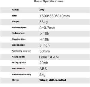 <strong>Multifunctional</strong> <strong>Robot</strong> Intelligent Hotel Restaurant <strong>Robot</strong> Automatic Obstacle Avoidance Service Meal Delivery <strong>Robot</strong> - Product Image 2