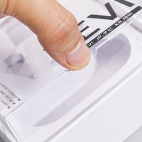 Cartón de embalaje de papel electrónico personalizado para auriculares y auriculares inalámbricos cartón corrugado con laminación mate de ventana transparente
