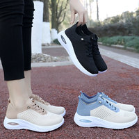 Collection Printemps-Été 2025 TUME – Chaussures décontractées pour femme à semelle épaisse et coussin d'air, nouveau coloris assorti, style transfrontalier