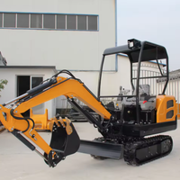 Mini-excavatrice de 2 tonnes conçue pour les projets d'ingénierie de petite et moyenne taille avec une excellente stabilité