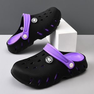 Guru Men's <b>Clogs</b> Breathable Thick Soled EVA Outsole Casual Summer Sandals Comfortable Fashion Slippers - Product Image 3