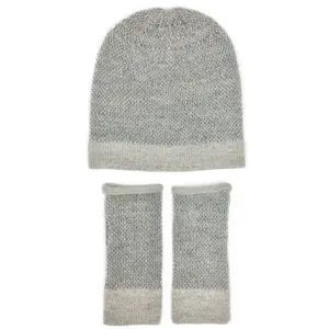 Tetap hangat dan sejuk dengan topi Beanie dan sarung tangan Set topi Alpaca bayi terbaik dan penghangat menghilangkan angin dari dingin