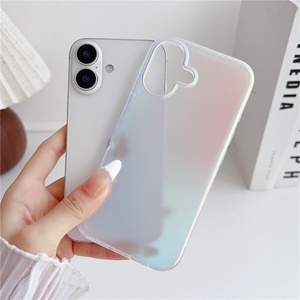 Funda Híbrida para Teléfono Iphone 16 Pro Max, TPU y PC 2 en 1, Color Holográfico Cambiante, Antigolpes - Product Image 2