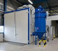 Cabine de sablage automatique série Q26 avec système de collecte de sable – Machine de sablage