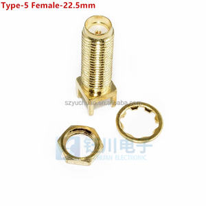 Alésage intérieur Positive Foot <span class=keywords><strong>Plugin</strong></span> Connecteurs RF Connecteurs coaxiaux-KE Femelle 20.5mm - Product Image 5