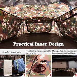 <span class=keywords><strong>Cama</strong></span> de Campaña <span class=keywords><strong>Doble</strong></span> para 2 Personas, Extra Grande, Resistente, Elevada del Suelo, para UTV y Camping - Product Image 4
