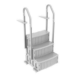 <span class=keywords><strong>Echelle</strong></span> de <span class=keywords><strong>piscine</strong></span> 3 marches <span class=keywords><strong>Double</strong></span> main courante Escaliers avec marches antidérapantes et résistantes - Product Image 3