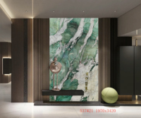 Comptoirs de cuisine en quartzite vert Patagonia, pierre naturelle de luxe, finition polie, grandes dalles, pour sol de salle de bain