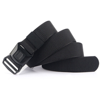 Ceinture tactique pour homme de 1,5 pouce, boucle en alliage à dégagement rapide, harnais de sécurité antidérapant pour la chasse