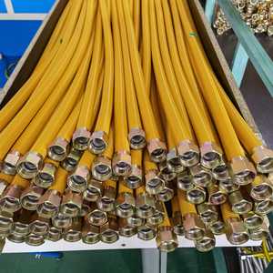 Tuyau ondulé <span class=keywords><strong>pour</strong></span> fours/friteuses/grills/cheminées Gaz Métal Rond GB ERW <span class=keywords><strong>Tube</strong></span> en acier inoxydable 304 Laiton, ou acier plaqué zinc - Product Image 2