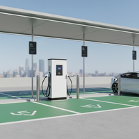 Nouveau modèle NECS 4003 60 120 160 kW Chargeur EV DC à montage au sol avec 2 pistolets Interface CCS2 Certifié IP54 CE avec OCPP WIFI