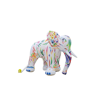 La publicité d'art personnalisé éléphant gonflable modèle dessin animé extérieur éléphant gonflable a mené la décoration