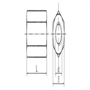 Bán buôn Adapter <span class=keywords><strong>Nuts</strong></span> kẽm mạ đồng thau thép không gỉ nhôm khớp nối nối Nut Đen oxide Nut tay áo Thanh Thanh - Product Image 3