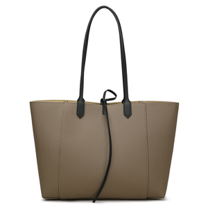 กระเป๋าสะพายไหล่สไตล์วินเทจเรียบง่ายสำหรับผู้หญิง ความจุขนาดใหญ่ ใช้งานได้หลากหลาย เหมาะสำหรับธุรกิจ กำลังเป็นที่นิยม กระเป๋าถือหนังแท้คุณภาพสูงสำหรับผู้หญิง - Product Image 1