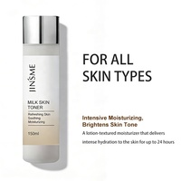 Tonique VC de luxe de marque privée, équilibrant le pH, rafraîchissant, végétalien, meilleur tonique pour la peau au lait pour une peau éclatante