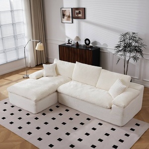 Canapé Modulaire Compressé Moderne en Boîte, Canapé Nuage Sectionnel en Forme de L, Chaise Longue Convertible, Canapé-Lit Rembourré Sans Armature - Product Image 1