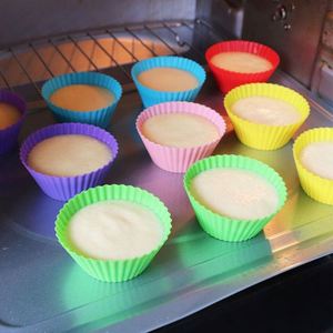Utensilios para Pasteles, 5 Tipos de Moldes Pequeños Antiadherentes de Silicona 100% de Grado Alimenticio para Hornear Cupcakes - Product Image 5